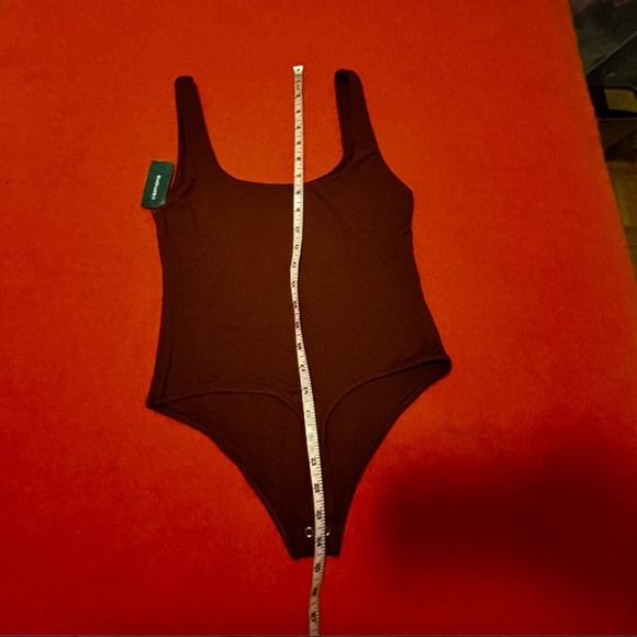 Chocolate brown second skin stretch microfibre bodysuit NWT - Picture 9 of 9